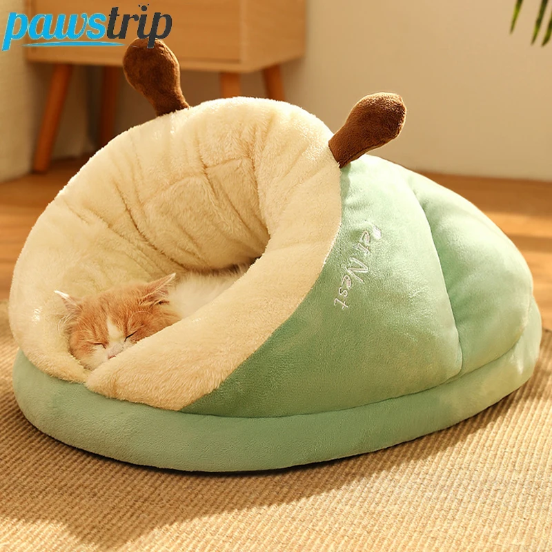 

Winter Warm Pet Cat Bed Soft Cozy Cat Cave Bed Warm Cat House Nest Puppy Bed for Small Dogs Cats Cat Sleep Bag Pet Supplies