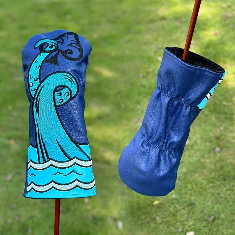 Funda protectora para palos de golf - Azul turquesa, a prueba de polvo y arañazos - Regalo ideal para golfistas - Material de PU, duradero