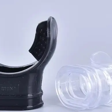 أنبوب الغوص غص سيليكون شفاف تحت الماء أنبوب الغوص غص المعبرة منظم ملحقات السباحة