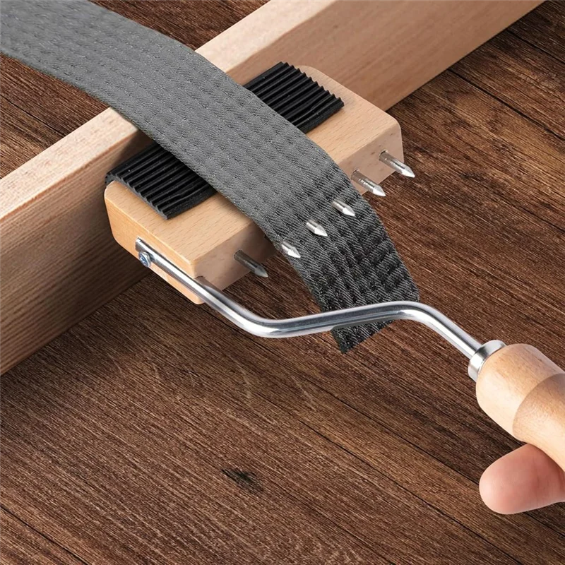 

AT05-Upholstry Tools 2 Pack Gooseneck Webbing Stretcher Webbing Puller Handy To Catch The Close To The Frame