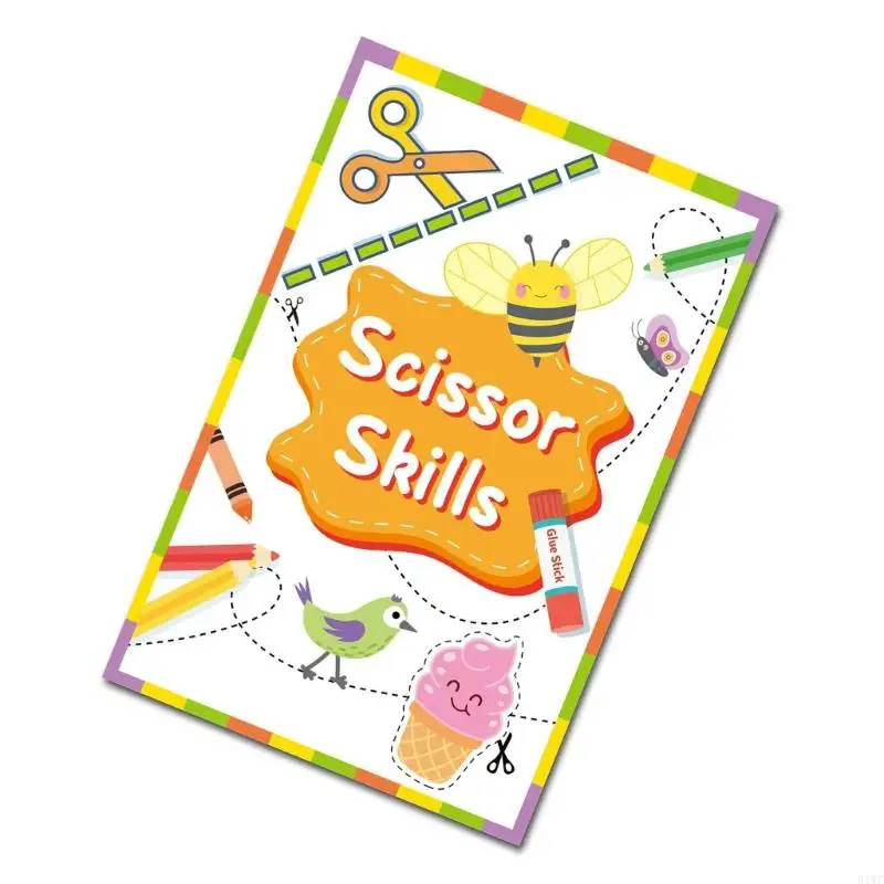 Toddler Friendly Paper Art Craft Book With Patterns For Safe Indoor Activity And Early Childhood Education