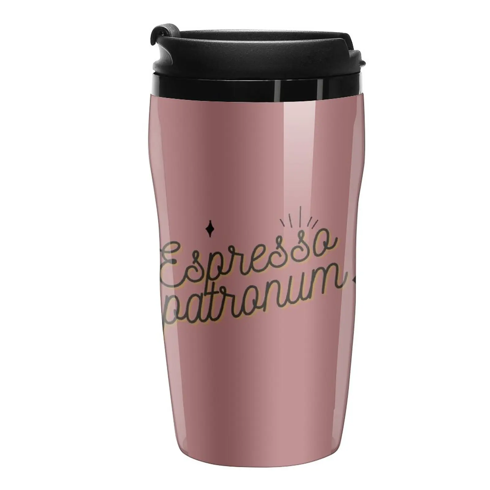 

New Elegant Cursive Lettering Espresso Patronum - Perfect for Potter Fans! Travel Coffee Mug Large Coffee Cups Coffee Glass Cup