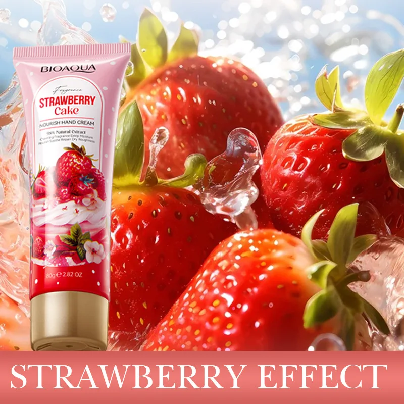 80g Fruity Hand Cream Moisturizing Nourishing Anti Chap Repairing Hands Care Beauty Skincare Fragrance Hand Cream Winter