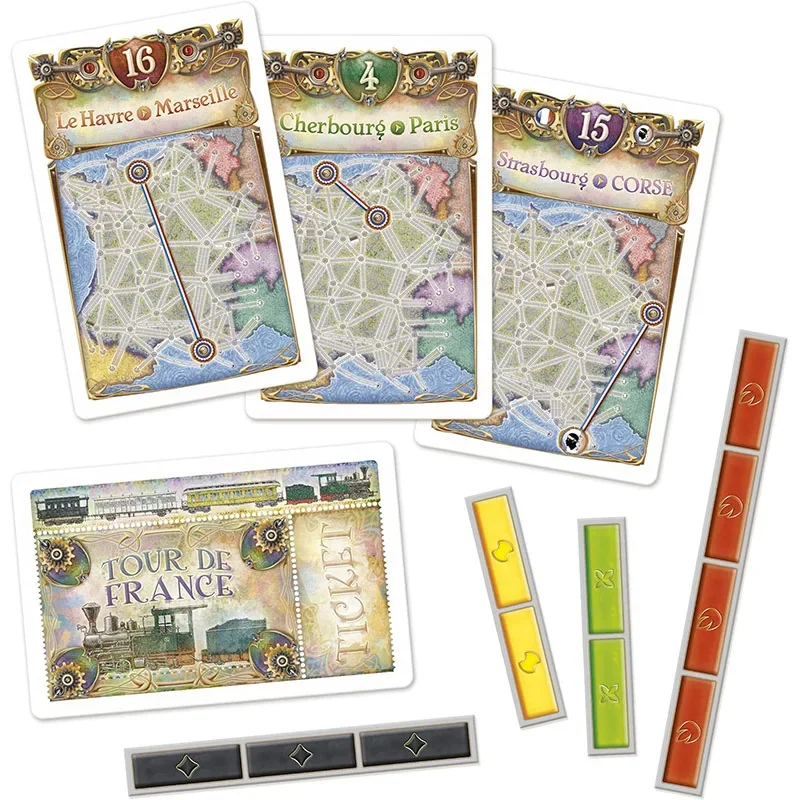 Explore the Beautiful Landscapes of France with Ticket to Ride France Board Game