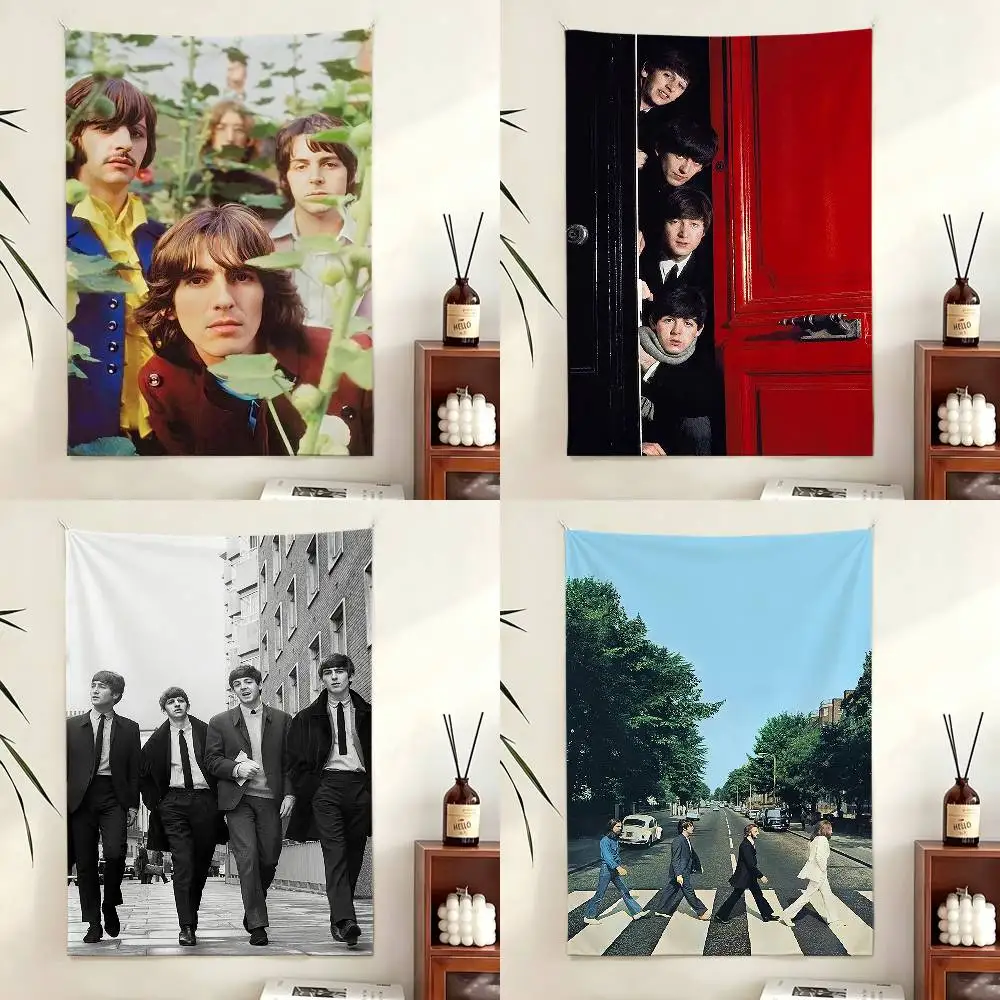 

Band The B-Beatles Flags Wall Hanging Tapestry Outdoor Garage Room Decorative flag Background Blanket