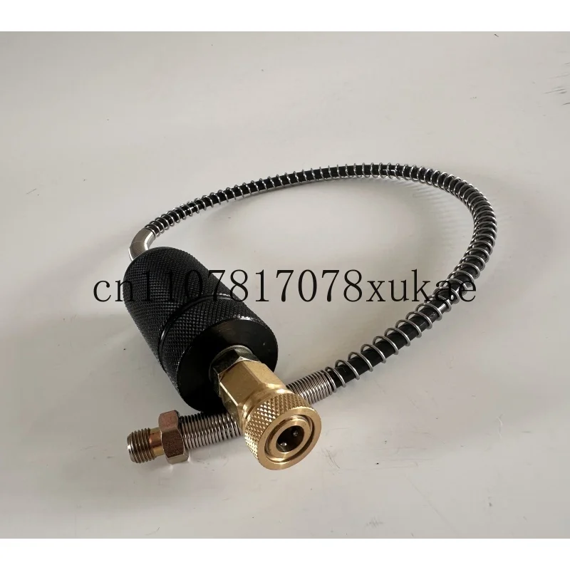 Oil Water Separator Filter with Fibre Cotton Hose for 30MPA 4500PSI 300BAR 6000PSI High Pressure Air Compressor Pump