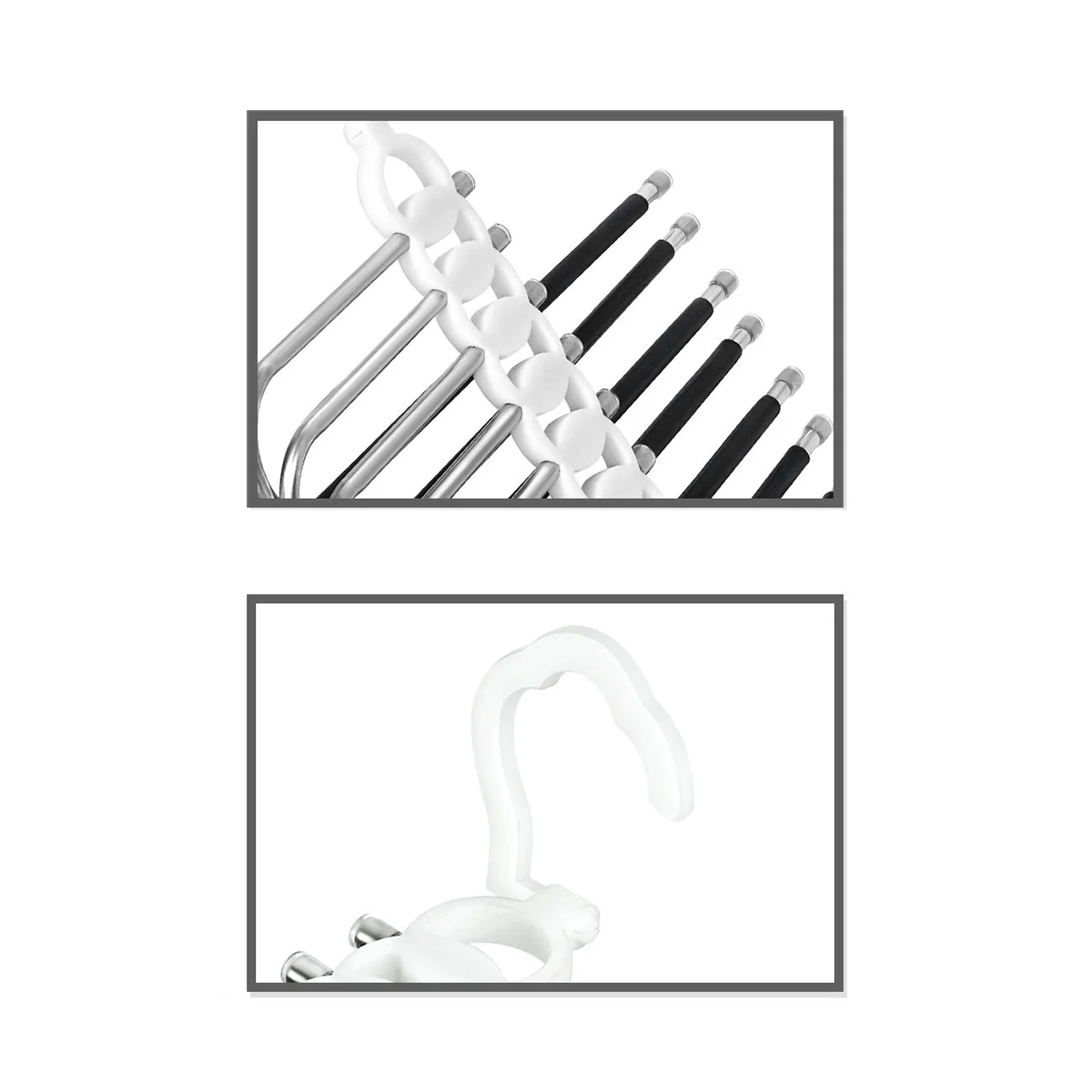 متعددة الوظائف متعددة الطبقات الفولاذ المقاوم للصدأ السراويل رف شماعات تلسكوبي للطي السراويل