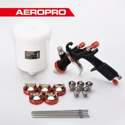 LVLP Spray Gun AEROPRO High Quality Airbrush For Car Painting 1.3 1.4 1.5 1.7 2.0 2.5mm Nozzle Kit Pneumatic Spray Gun Air Tool