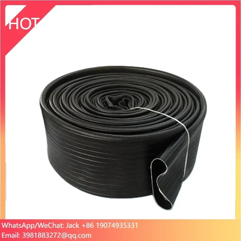 cheap 200m fire fighting delivery TPU layflat delivery hose reel