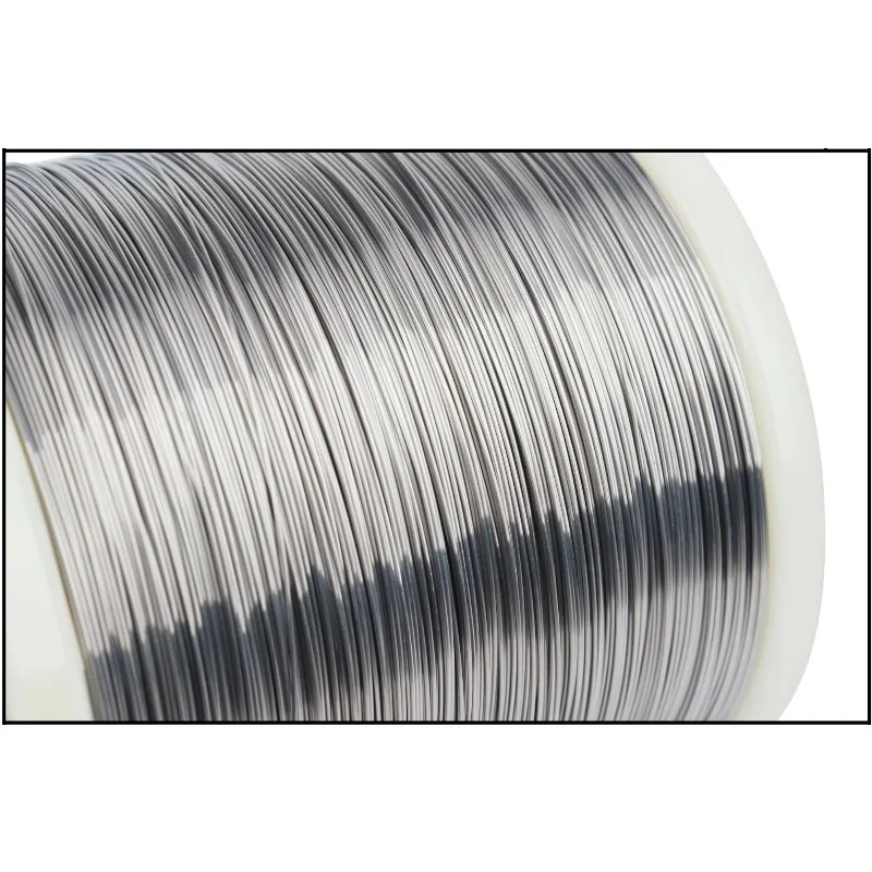 X20H80 Cr20ni80 Ni80 سلك معدني معزول عنصر تسخين سلك تسخين وتسخين كهربائي عاري في عبوة لفة #4