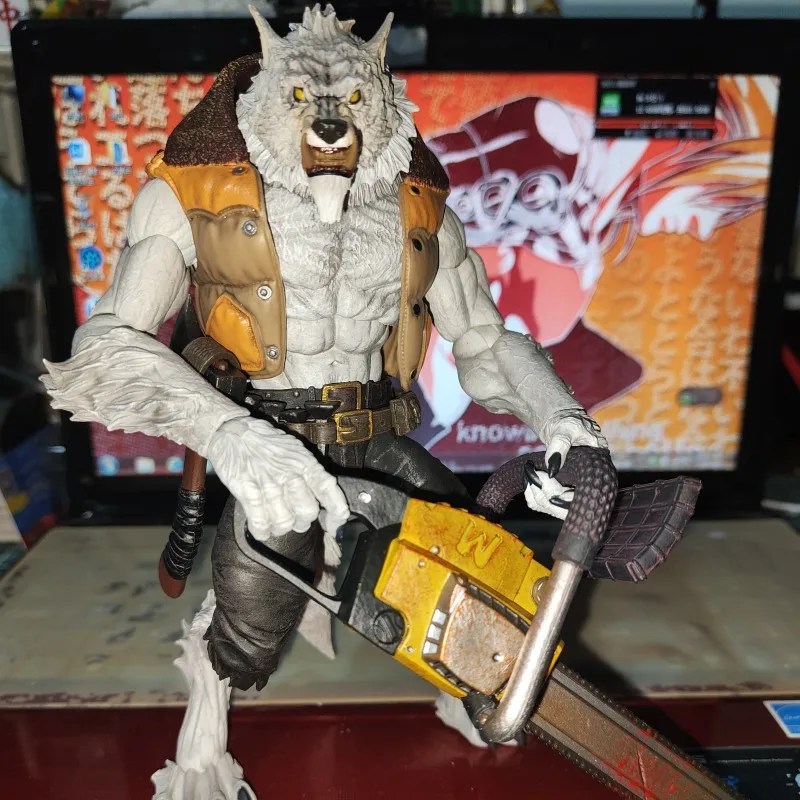 FuRay Planet MU-FP002W 1/12 Wilderness Hunter White Werewolf Model Full Set 20cm Butcher William Action Figure Toys