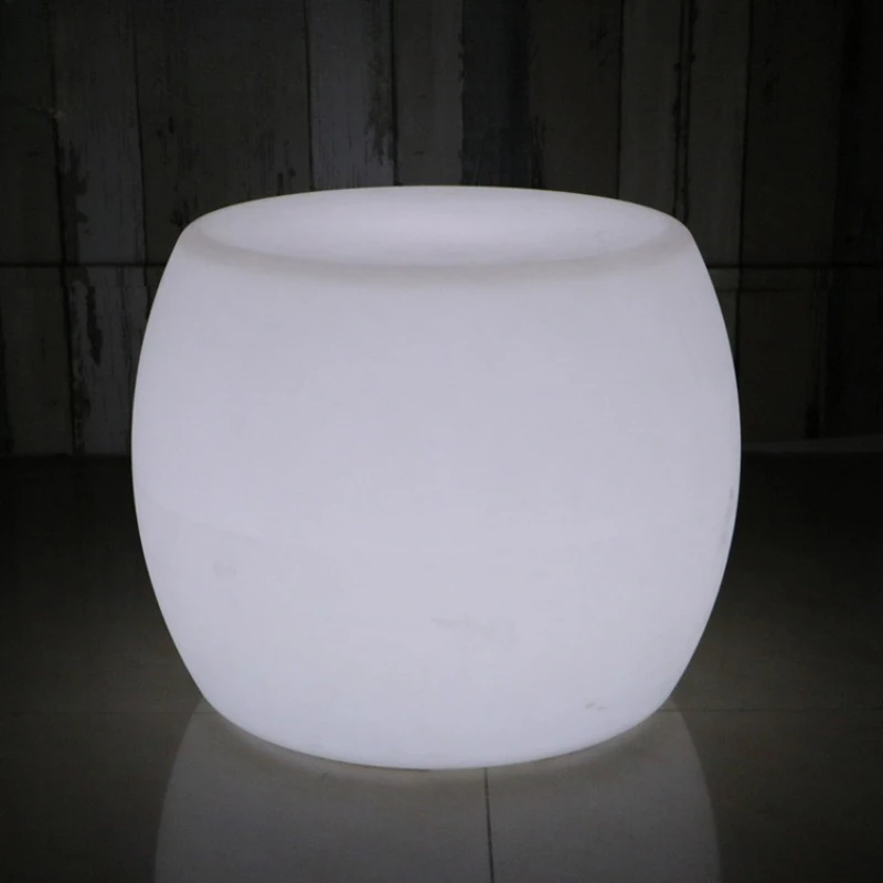 Banco iluminado com led, cadeira de plástico com controle remoto, banco de bar ao ar livre, móveis iluminados, banco ktv