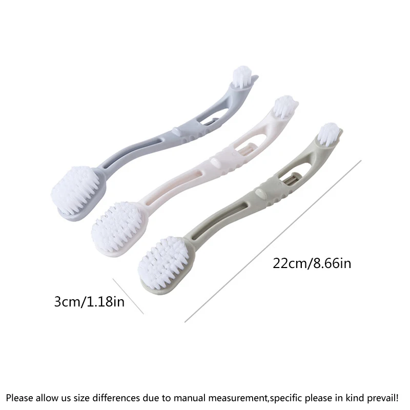 Double-end Shoes Brush Cleaner Cleaning Sneaker White Shoes Cleaner Kit Multifunction Household Cleaning Brush Laundry Tool