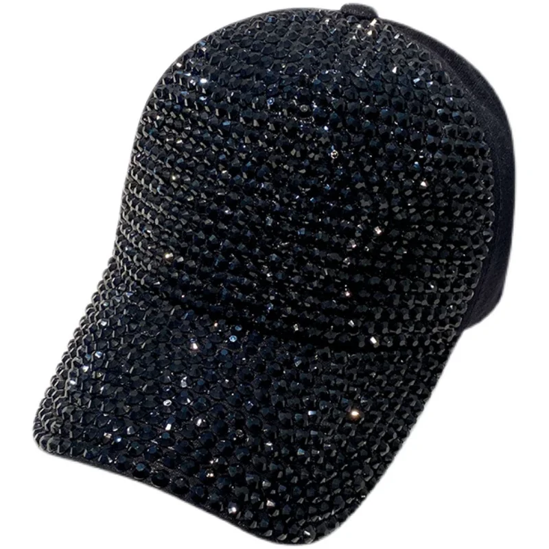 Summer Ladies Baseball Cap Korean Wild Spring and Autumn Rhinestone Caps Fashion Personality Street Highlights Hip-hop Hats