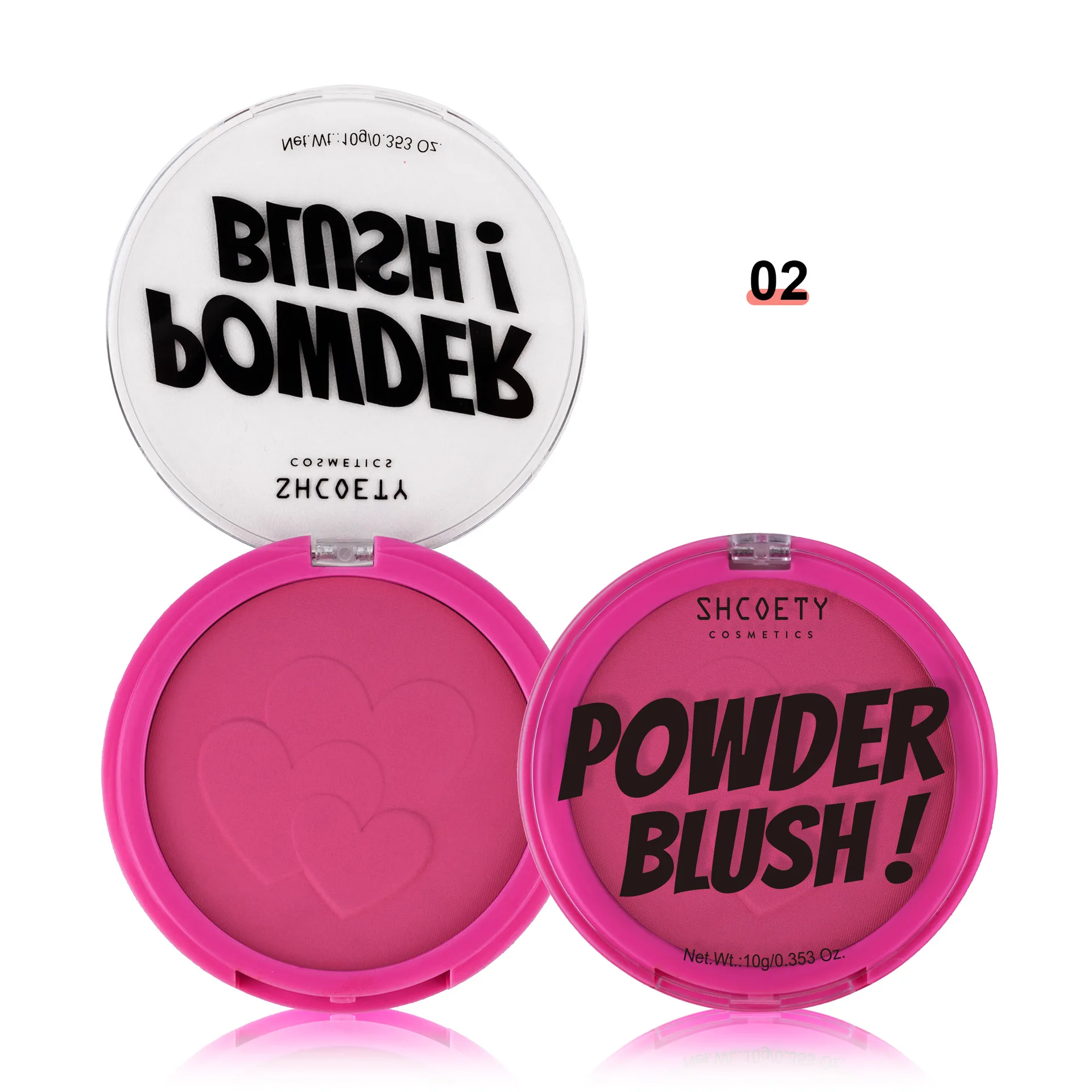 6-Color Matte Powder Blush Palette Natural Long-Lasting Stay-Put Blusher Compact with Luminous Finish to Brighten Skin For Women