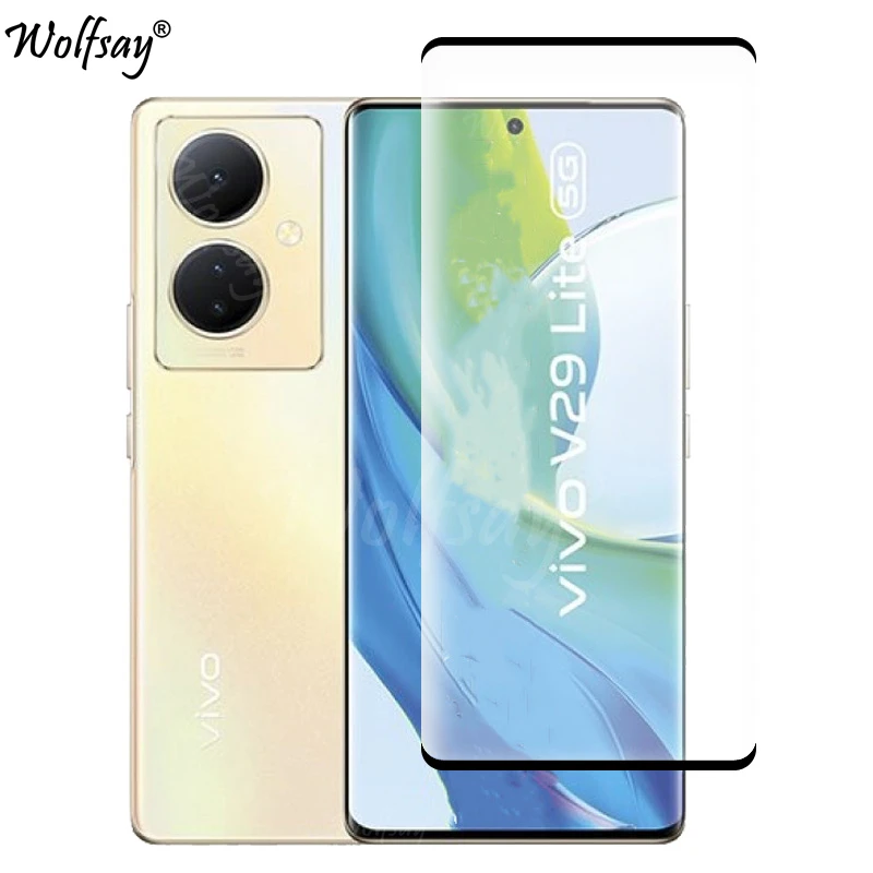 Full Cover Tempered Glass For Vivo V29 Lite 5G Screen Protector For Vivo V29 Lite Camera Glass For Vivo V29 Lite Glass 6.78 inch