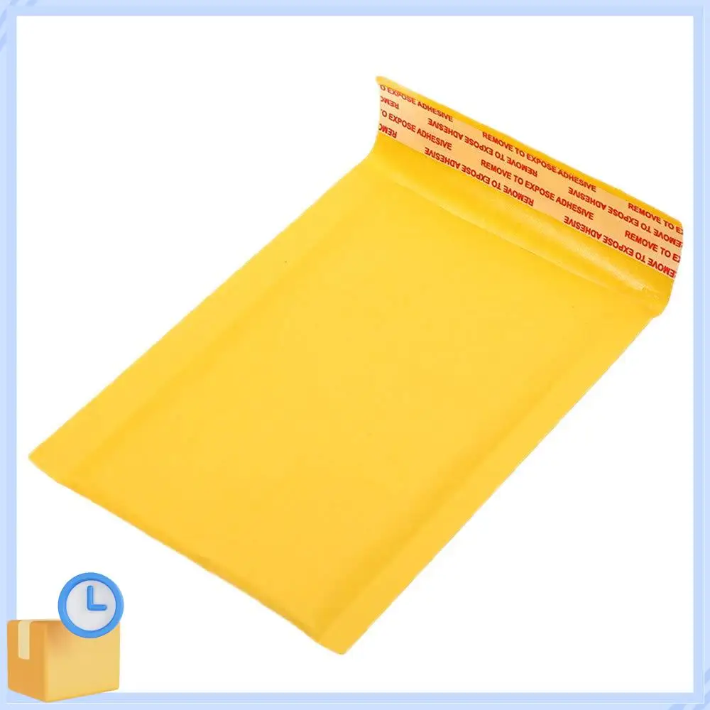 

Popular 100Pc/Lot Thickened Kraft Paper Bubble Envelopes Bags Mailers Padded Shipping Envelope With Bubble Mailing Bag Business