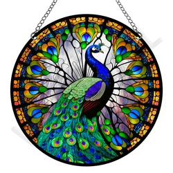 Wall Art Mural Acrylic Sign Suncatcher Vintage Window Acrylic Board Retro Home Decoration Plate Acrylic Sheet Room Decor Garden