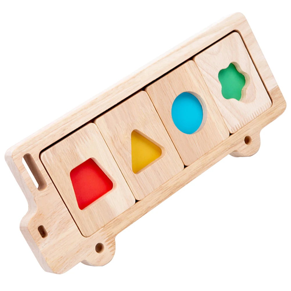 1 Zestaw Drewnianych Puzzle Geometrycznych Kształtów do Dopasowywania dla Maluchów, Gra Edukacyjna dla Dzieci, Puzzle do Sortowania dla Maluchów, Drewniane Puzzle Poznawcze