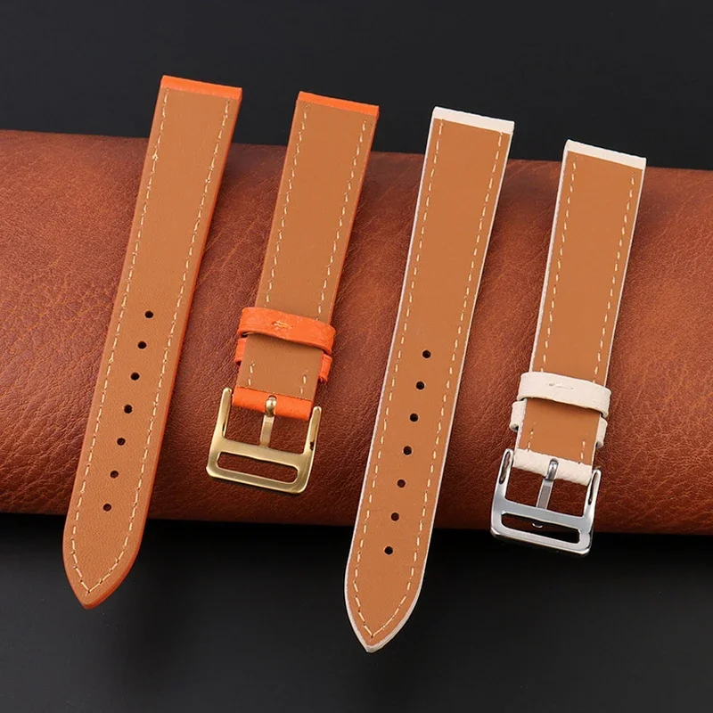 Genuine Leather Strap Of The Watch Is Suitable For Hermes 14mm 16mm 18mm  Fashionable Comfortable Soft cowhide Bracelet