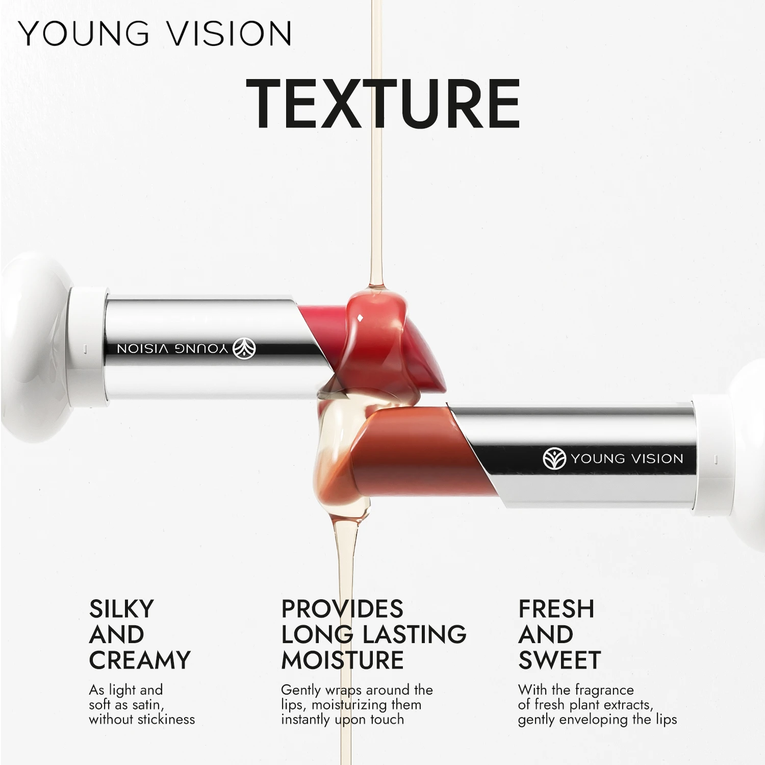 5 Colors Nourishing Light Lipstick Long Lasting Colors Easy to Apply Lip Moisturizing lip balm lip care