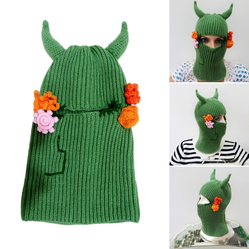 Light weight Elf Knitted Hat Durablility Halloween Hat Protecting Windproof Hat Suitable for Kids Teens and Adults Alike