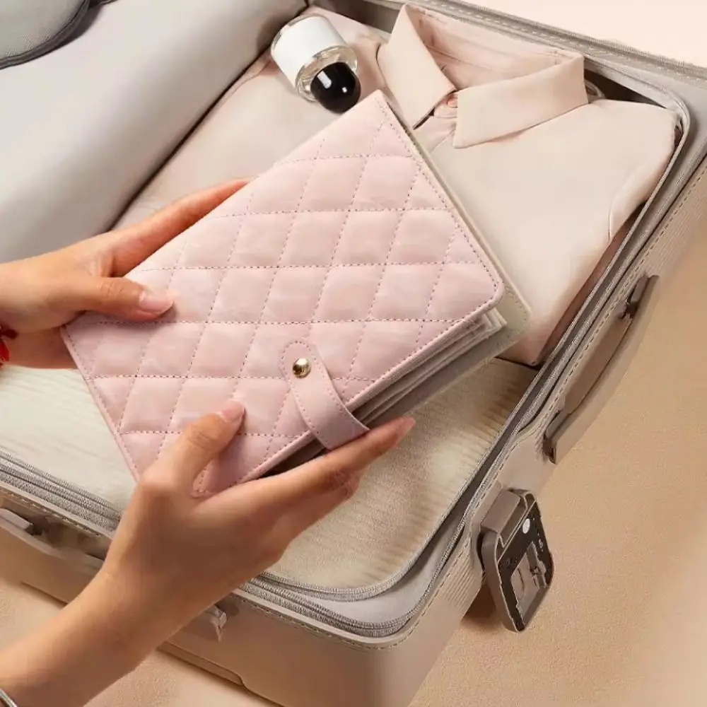 Waterproof Jewelry Storage Book Portable Loose Leaf Necklace Binder Detachable Partition Necklace Binder Display Box Travel
