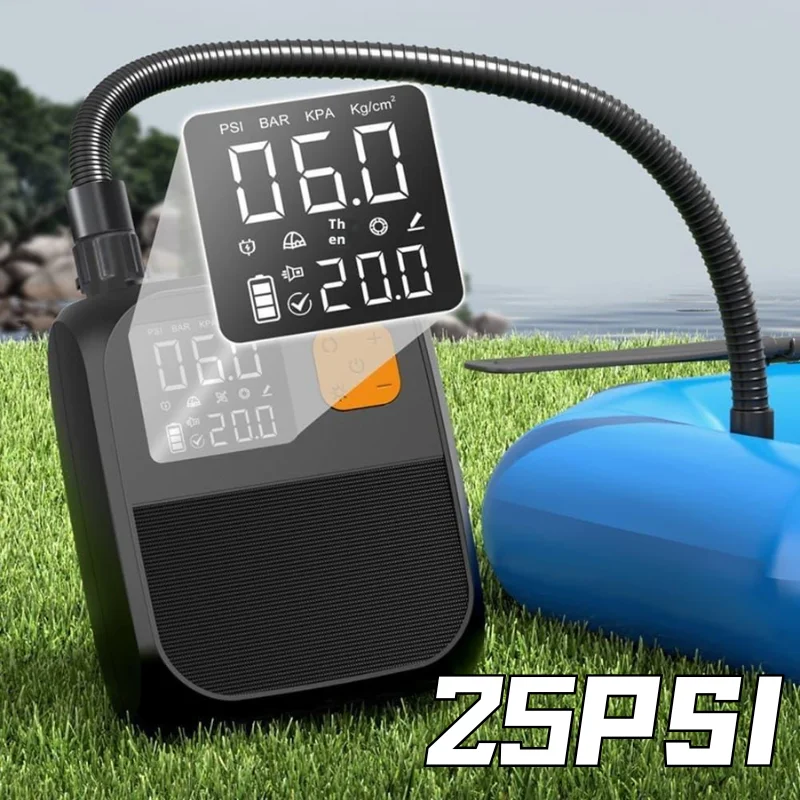 pompe-a-air-portable-rechargeable-pour-sup-25-psi-affichage-numerique-gonfleur-et-degonfleur-plusieurs-embouts-pour-kayak-bateau-flotteur-de-piscine-utilisation-en-exterieur