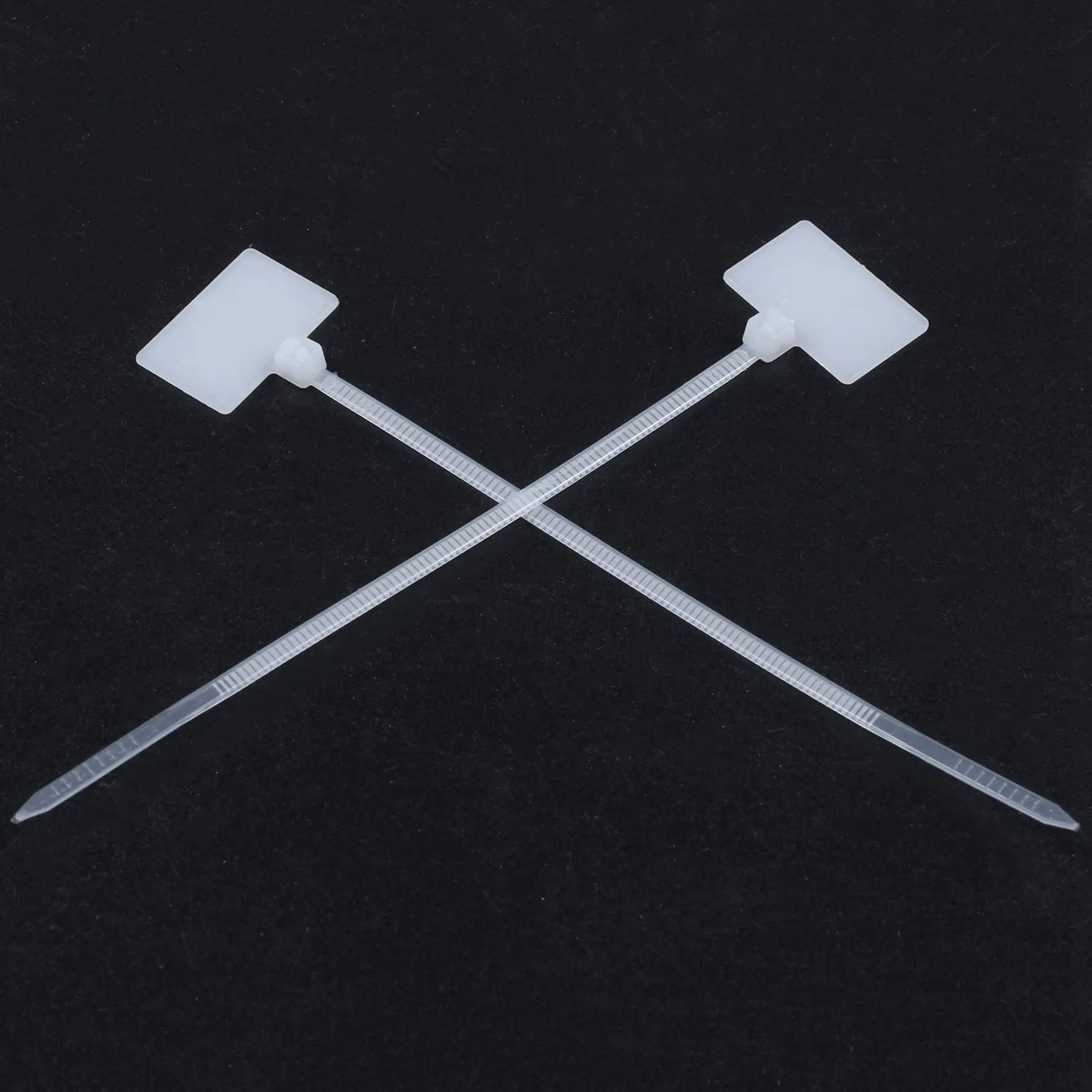 

AB34-250Pcs Nylon Cable Tie Label Self-Locking Network Zipper Trim Wrap Ring Line Label