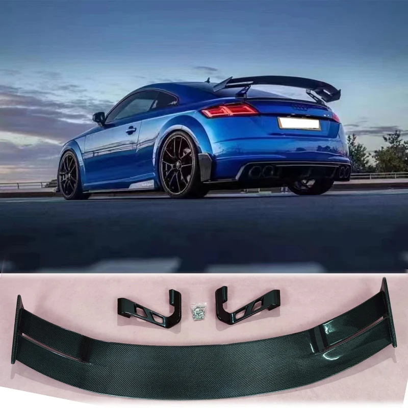 

For New TT TTS TTRS MK3 Real Carbon Fiber Rear Spoiler Wing for TTRS Car Styling Spoilers
