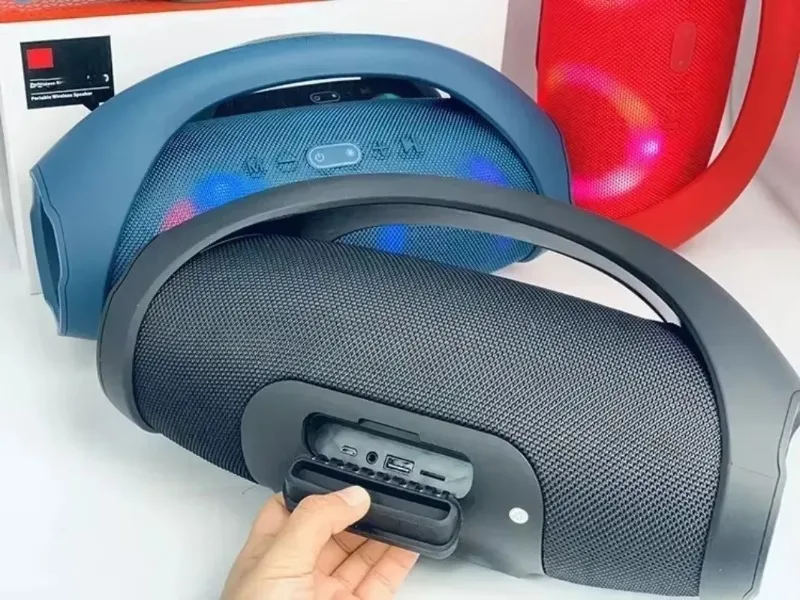 Portable Waterproof 100W High Power Bluetooth Speaker RGB Colorful Light Wireless Subwoofer 360 Stereo Surround TWS FM Boom Box image 6
