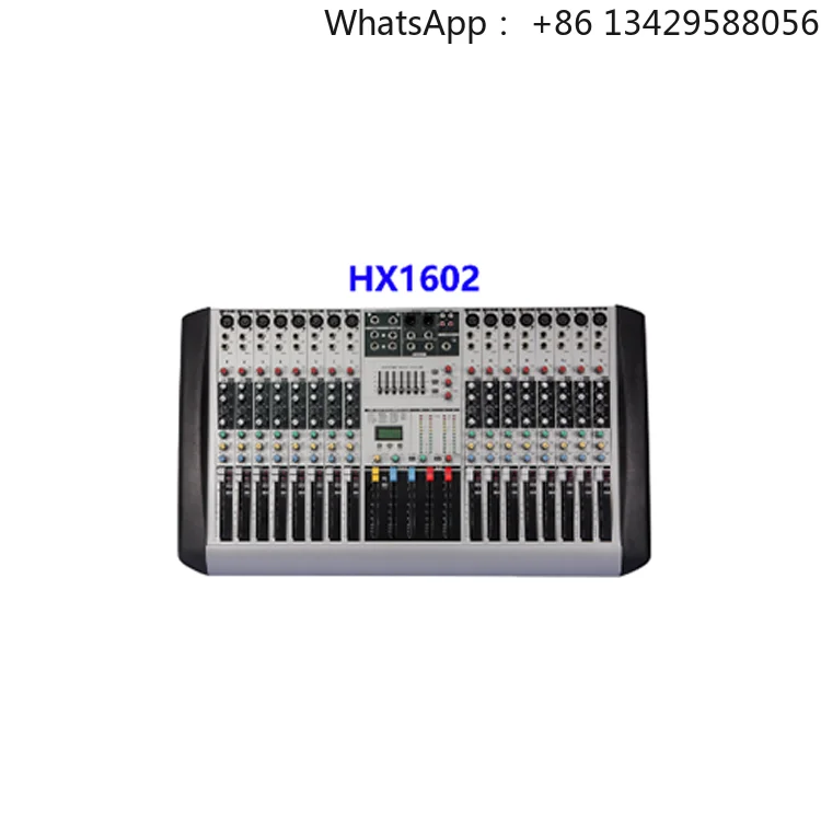 16 Channel Professional Audio HX1602 Digital Mixer with DSP Effect Mixing Console