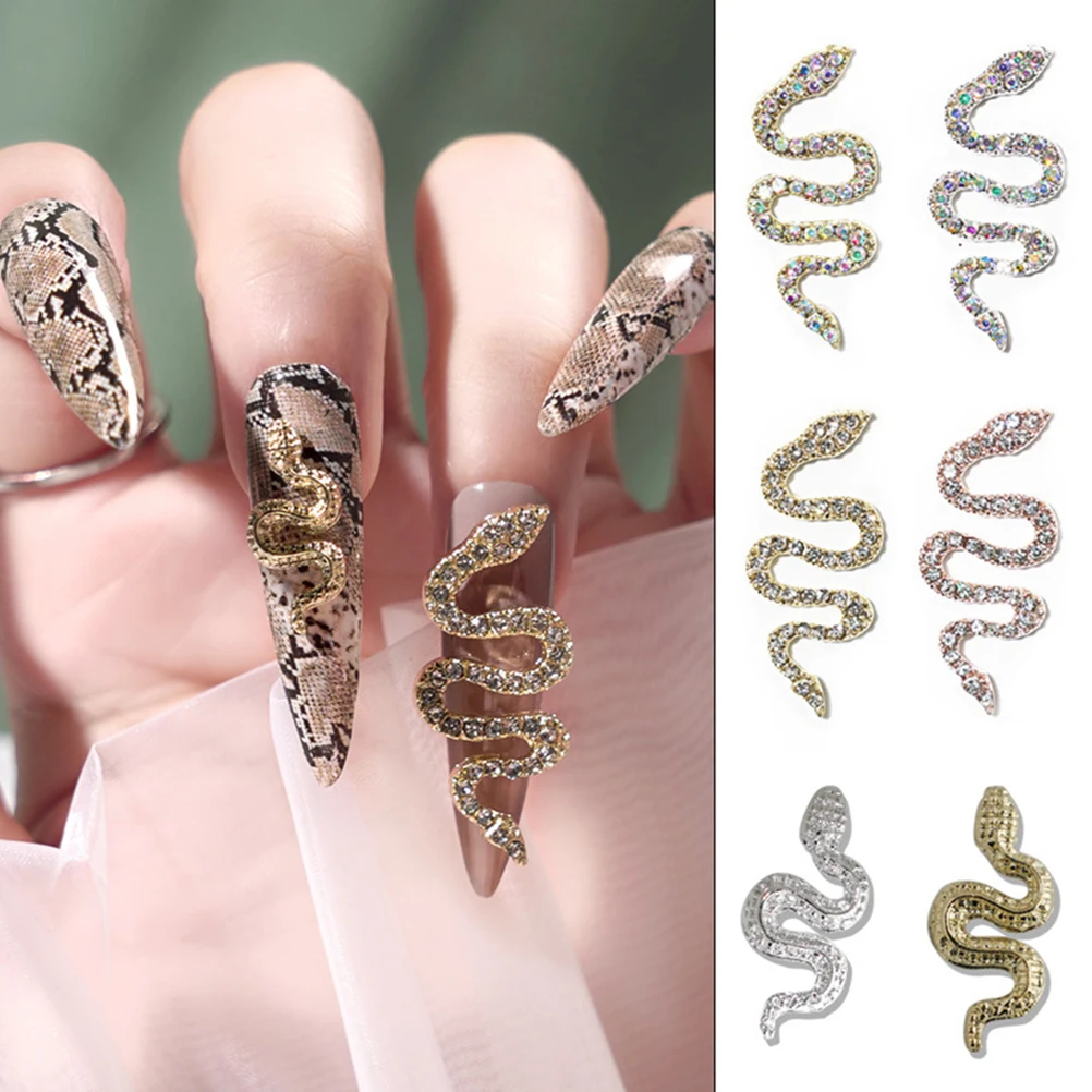 

7pcs Alloy Rhinestones Gems Decor Durable Practical Nail Art Accessories for Women Manicure Craft Retro Style Jewelry