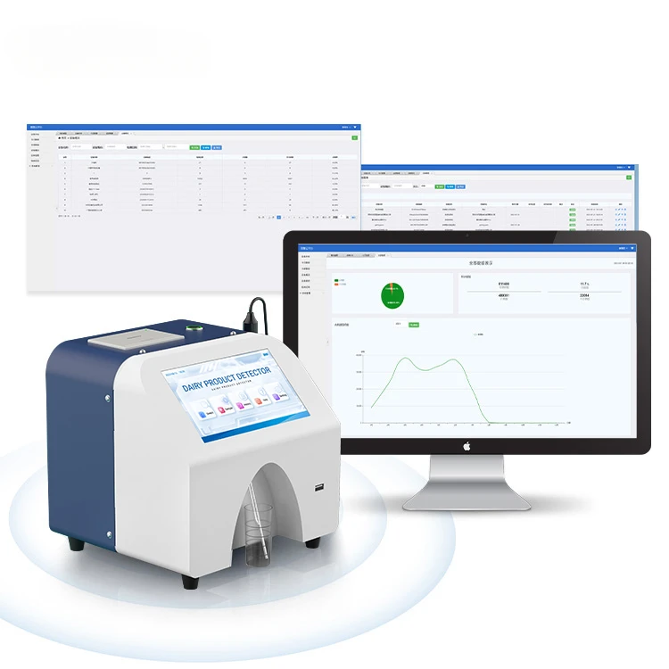 For Laboratory Cow Milk  Tester Dairy analyzer With Printer