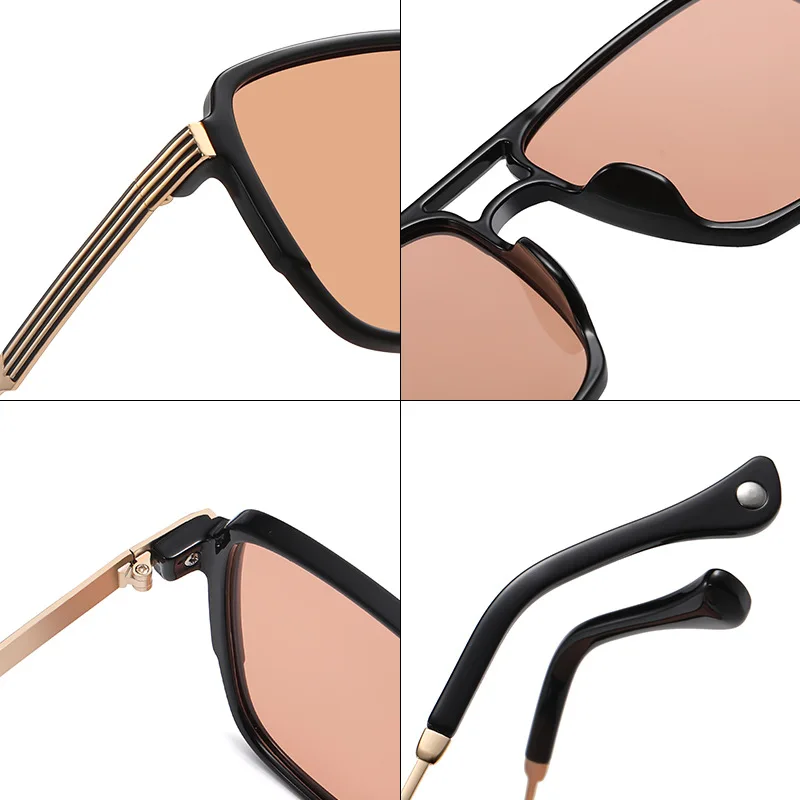 

Faionable Polarized Sunglasses Large Frame ex TR90 Material round Face Long Face Square Face Suitable Oval ape Sungla...