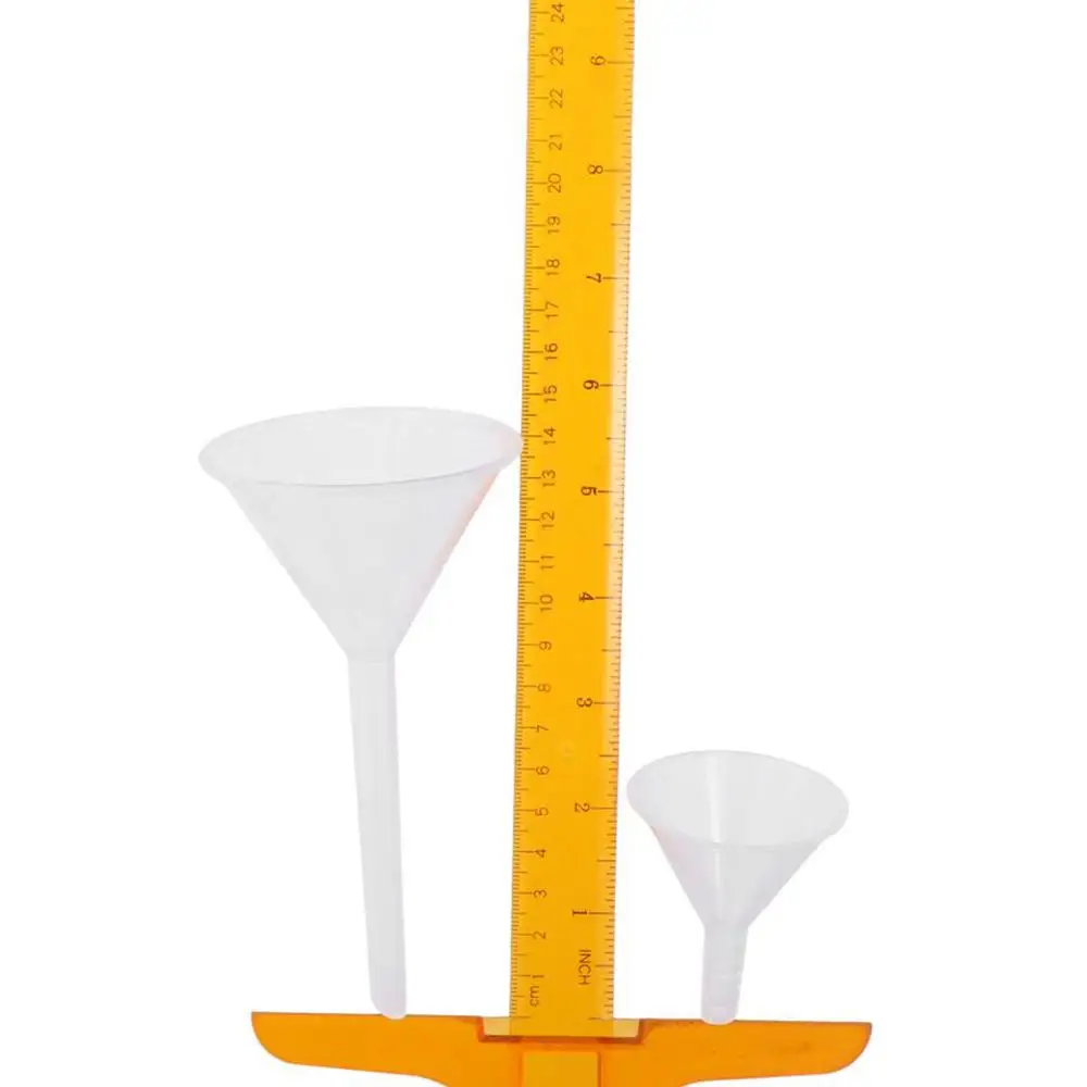 1/3Pcs Useful Clear Plastic Funnel Set Kitchen Funnel Lab PP Funnels Lab Bottles, Essential Oils
