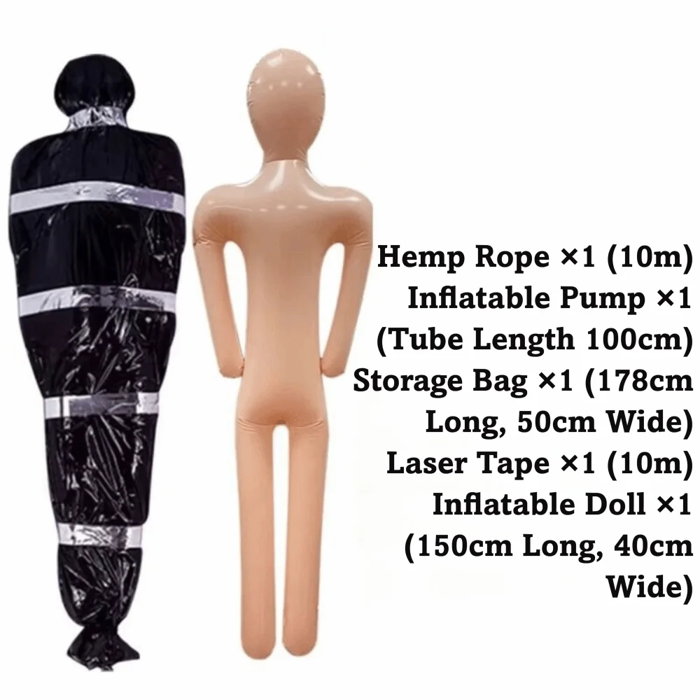 

Decor Prop Inflatable Hanging Corpse Scary Large Dead Victim Props Fake Corpse Black Halloween Ornament Outside