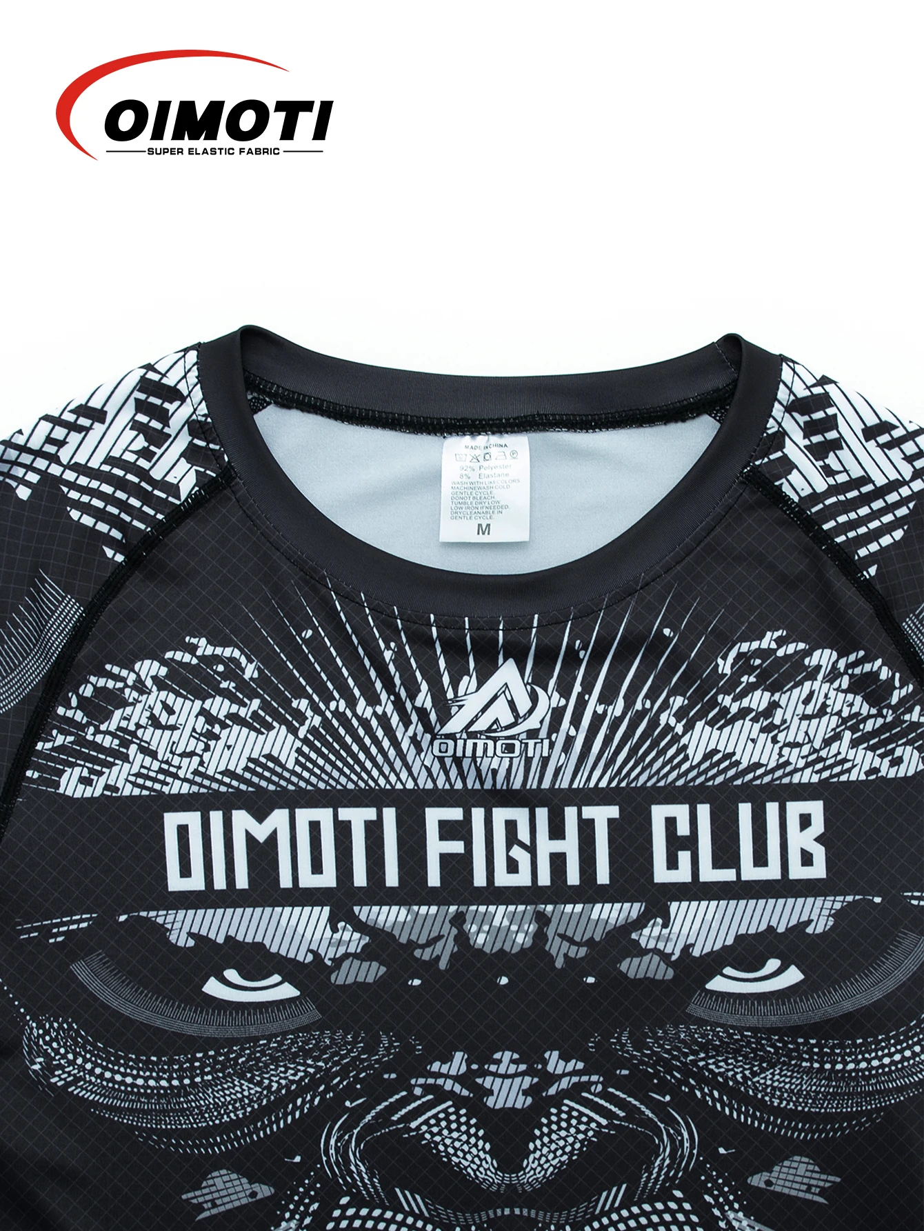 Tuta sportiva da fitness ad alta elasticità da uomo Set da boxe traspirante ad asciugatura rapida T-shirt + pantaloni Attrezzatura per arti marziali a compressione antiusura