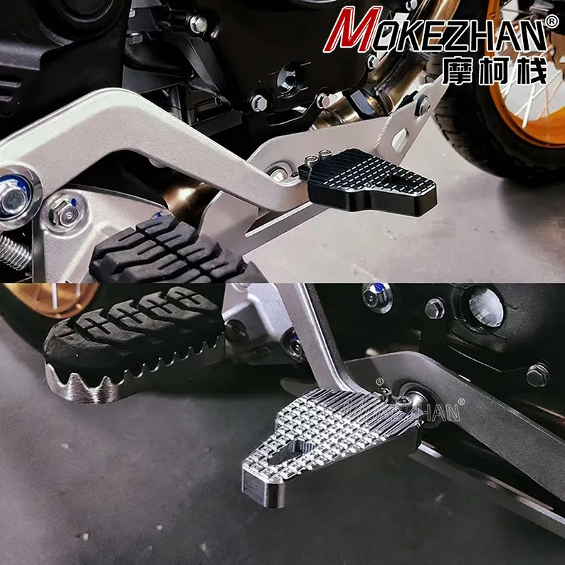 NEW Motorcycle Rear Enlarged Foot Brake Lever Pedal Footrest Wide Pedal Pad  FOR ZXMOTO MX250 MX 250 250MX ZX250 Accessories