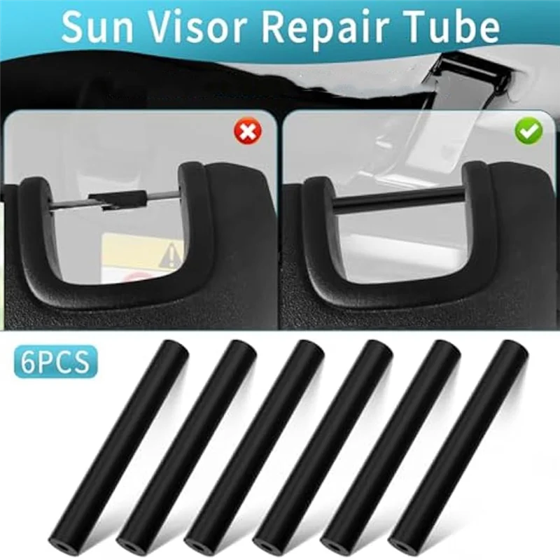 A73X-6Pcs Sun Visor… - image
