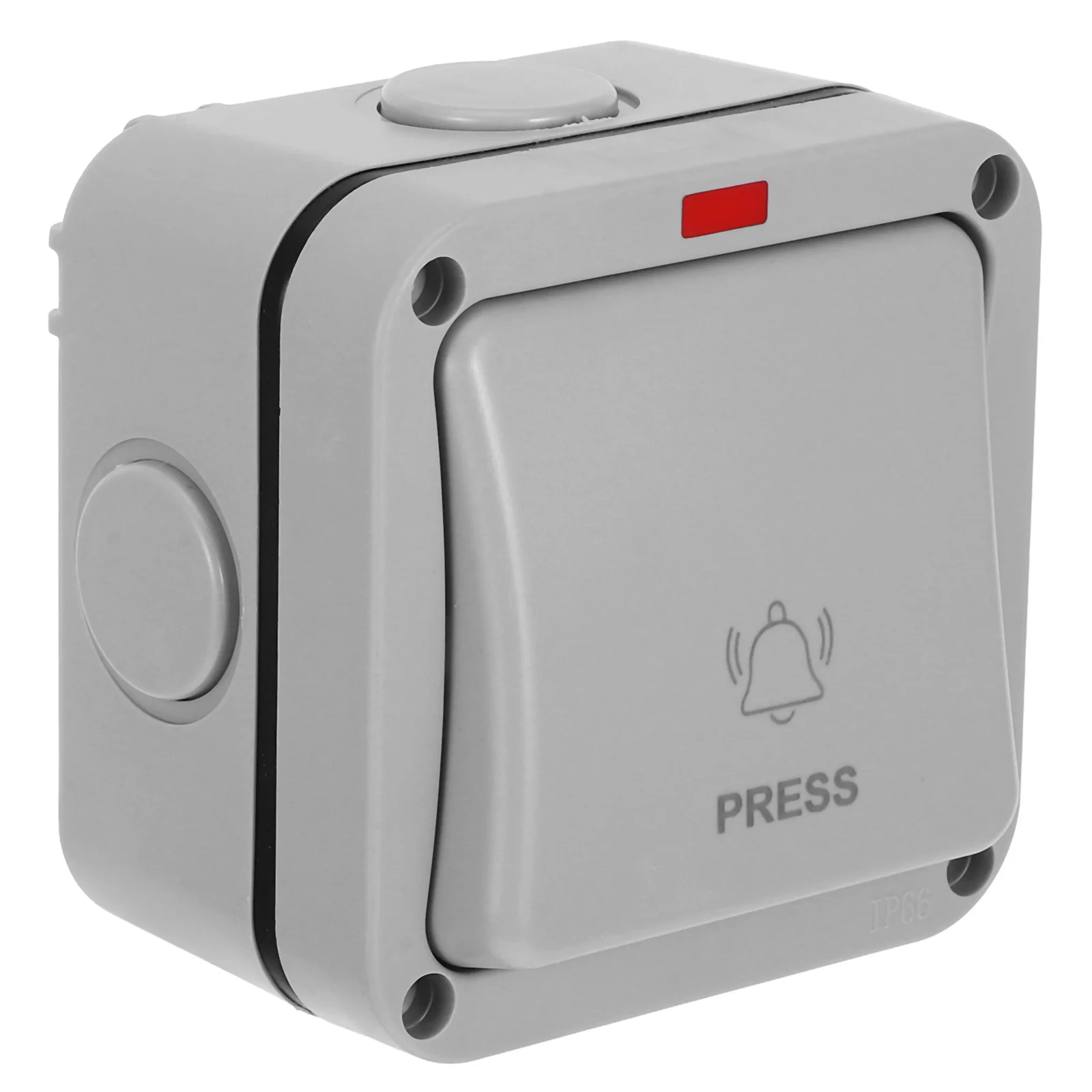 

Waterproof Button Switch for Outdoor Use Rainproof Design Bathroom Garden Gate Opener Momentary Push Button Starter