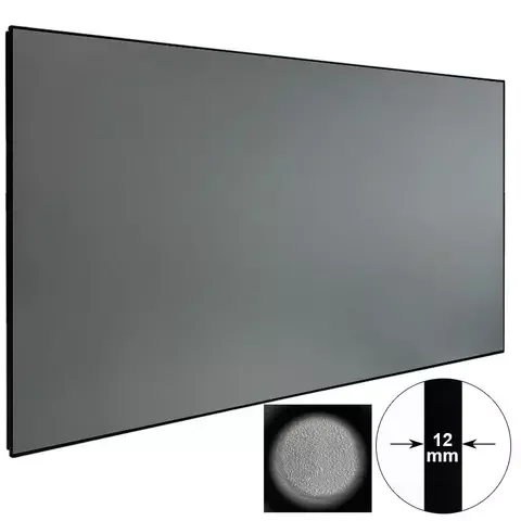 RC 120 Inch 16:9 UST ALR narrow Frame Projection Screen with PET Crystal for laser projector