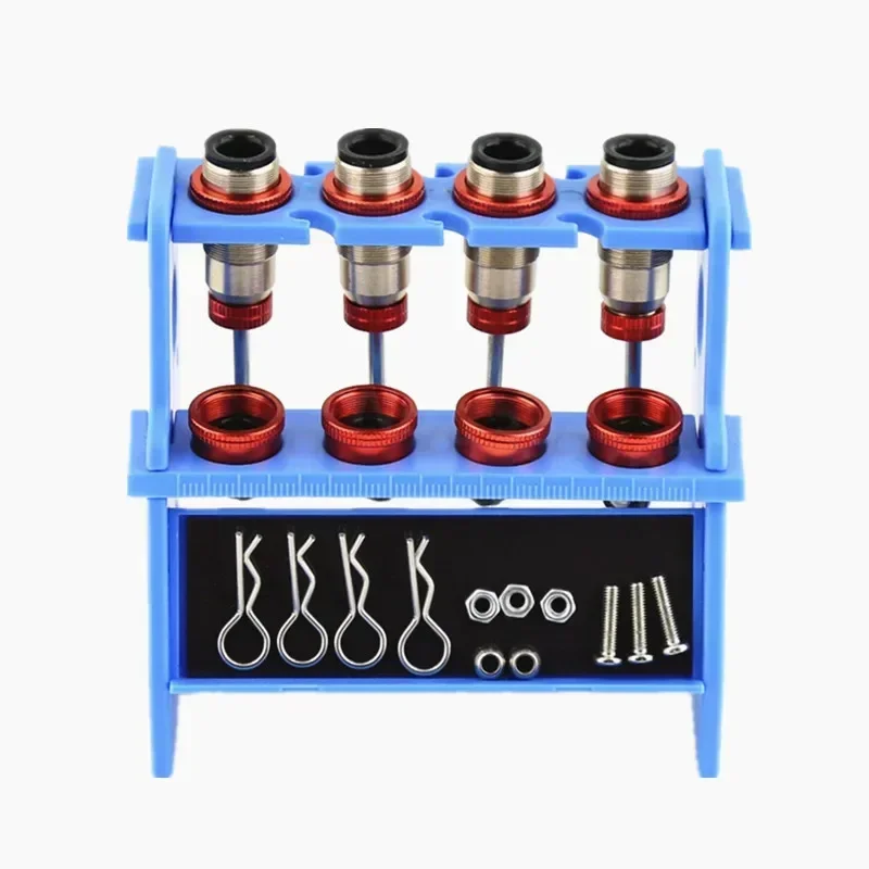 1Set Damper Pits Stand with Magnetic for Kyosho RC Car Tool Shock Absorbers Mount Screw Suction Cup with Magnet - Image 5
