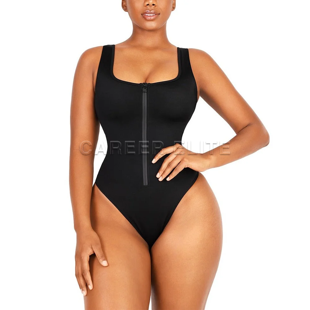 

Сексуальные женские Fajas цельный компрессионный формирователь тела с эффектом пуш-ап, Moldeadoras, корректирующее белье, послеоперационная одежда, контроль живота с застежкой-молнией