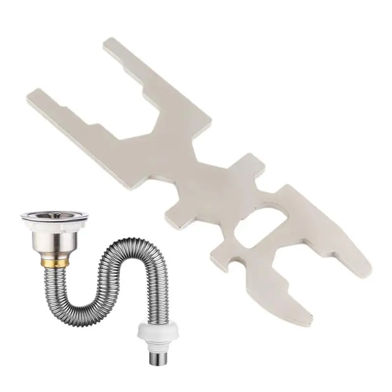 

Sink Faucet Wrench Carbon Steel Hexagonal Faucet Hose Wrench With Bottle Opener Mouth Valve Core Repair And Installation Tool