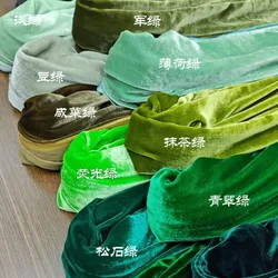 114-140cm Wide High Quality Silk Velvet Fabrics Lady Dress by the Yards Soft Cloth Goods Sapphire Blue Red Black Green Purple