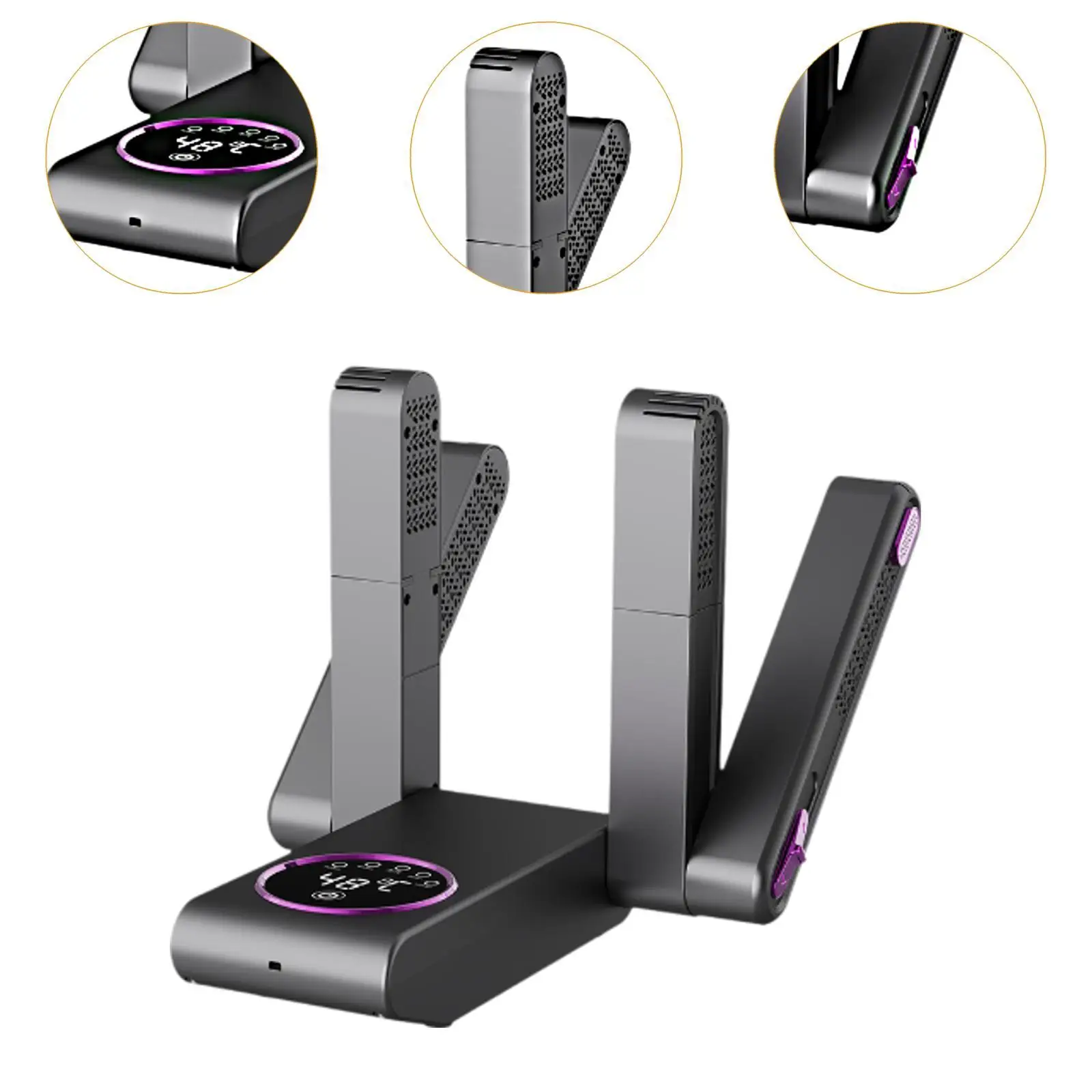 Electric Shoe Dryer Boot Warmer Multifunctional Folding Boot Dryer Glove Dryer for Ski Boots Gloves Sneakers Shoes Work Boots