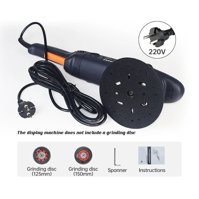 Electric Square Sander Brushless Sander 350 Watt Power Orbital Car Polisher Polishing Machine Car Accessories