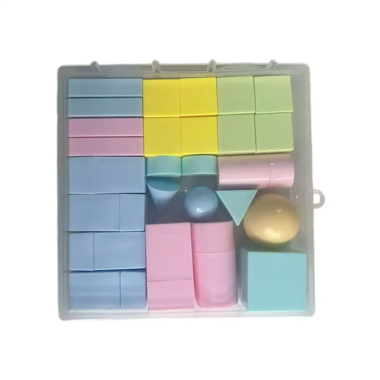 Solid geometry teaching aids Cube geometry model learning aids (random colors)