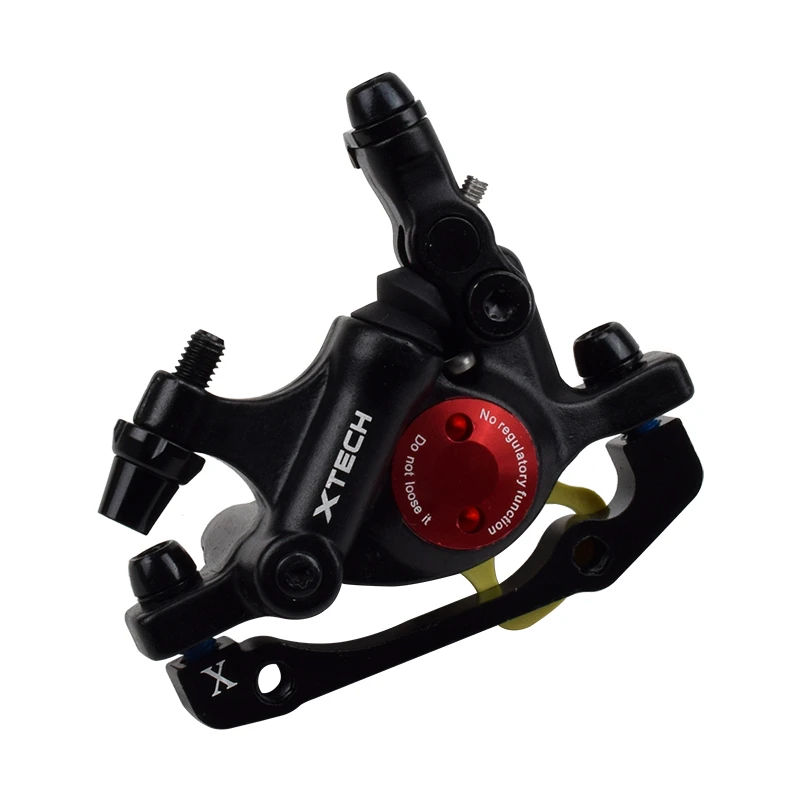 ZOOM MTB Bike Hydraulic Brake Caliper Sets Aluminum Alloy Mechanical Line-Pulling MTB Mountain Bicycle Oil Disc Brake